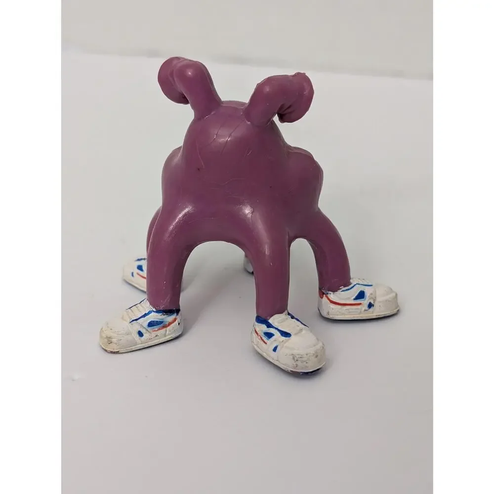 Vintage 1980s Keds Purple Alien Monster Promotional Figure Rare PVC Toy - Picture 3 of 7